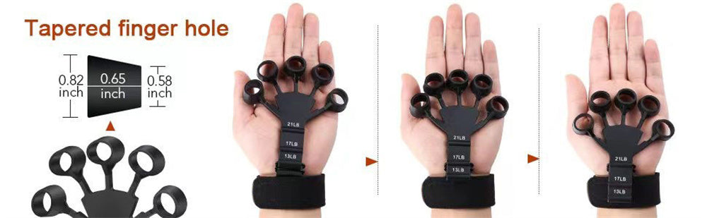 Silicone Finger Hand Grip Strengthener